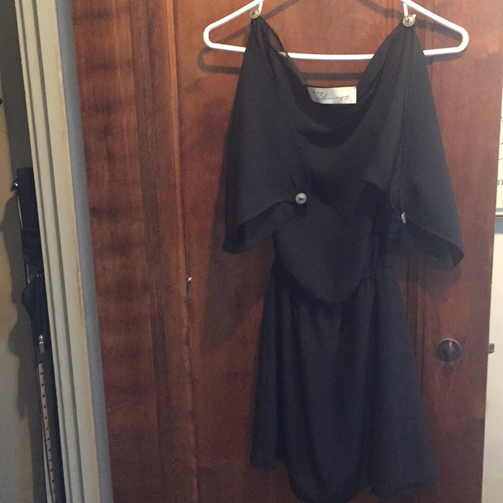 Black cocktail dress